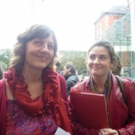 Brigitte Gloire (Oxfam Solidarité) et Gwenaëlle Martin (FUGEA)