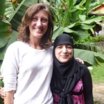 Fanny Boeraeve et Amal Hamich, les deux étudiantes belges des Chantiers de l'économie sociale à Rio